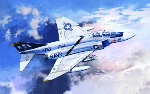 Repülőgép modell 12305 - F-4J "VF-84 JOLLY ROGERS" (1:48)