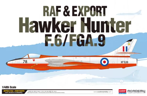 Repülőgép modell 12312 - RAF & Export Hawker Hunter F.6/FGA.9 (1:48)