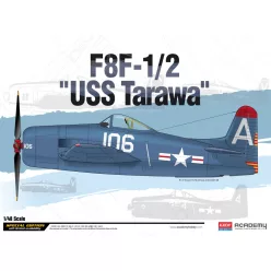   Repülőgép modell 12313 - F8F-1/2 "USS Tarawa" LE: (1:48)