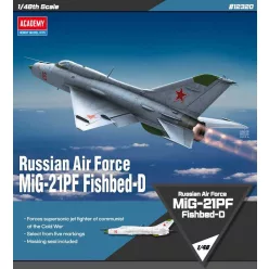   Repülőgép modell 12320 - Russian Air Force MiG-21PF Fishbed-D (1:48)