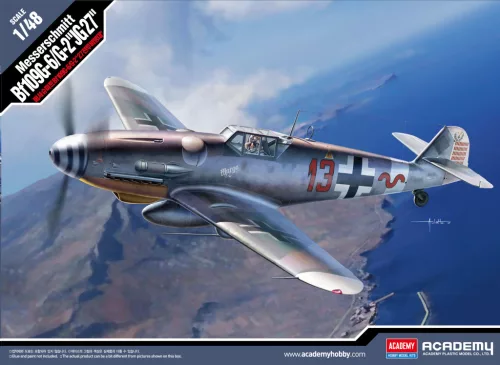 Repülőgép modell 12321 - Messerschmitt Bf109G-6/G-2 "JG 27" (1:48)