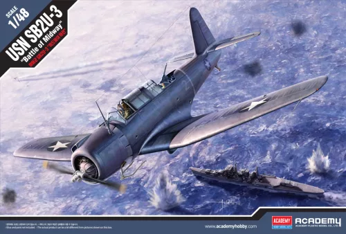 Repülőgép modell 12324 - SB2U-3 "Battle of Midway" (1:48)