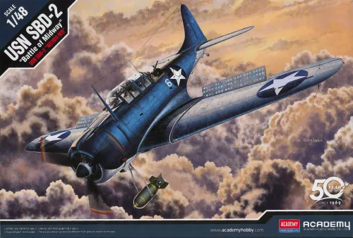 Repülőgép modell 12335 - USN SBD-2 "Midway" (1:48)