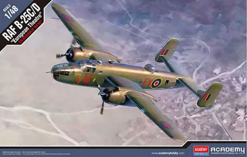 Repülőgép modell 12339 - RAF B-25C/D "European Theatre" (1:48)