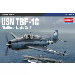   Repülőgép modell 12340 - USN TBF-1C "Battle of Leyte Gulf" (1:48)