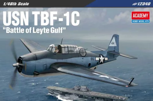 Repülőgép modell 12340 - USN TBF-1C "Battle of Leyte Gulf" (1:48)