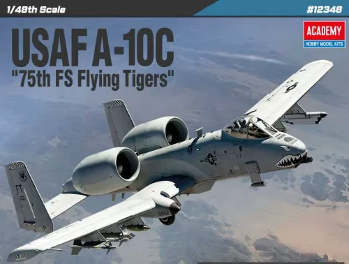 Repülőgép modell 12348 - USAF A-10C "75th FS Flying Tigers" (1:48)