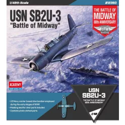   Repülőgép modell 12350 - USN SB2U-3 "Battle of Midway" (1:48)