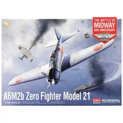   Repülőgép modell 12352 - A6M2b Zero Fighter Modrel 21 "Battle of Midway"  (1:48)