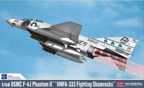 Repülőgép modell 12356 - USMC F-4J Phantom II "VMFA-333 Fighting Shamrocks" (1:48)
