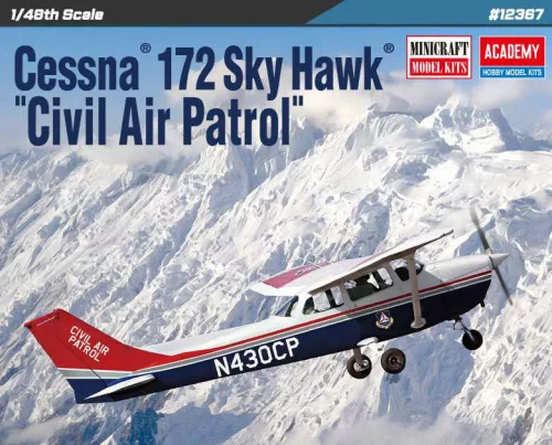 Repülőgép modell 12367 - CESSNA 172 SKYHAWK CIVIL AIR PATROL (1:48)