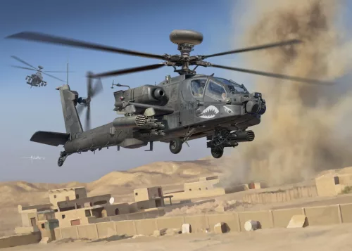 Helikopter modell 12551 - U.S.Army AH-64D Block II "Late Version" (1:72)