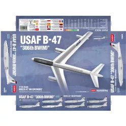 Repülőgép modell 12618 - USAF B-47 (1:144)