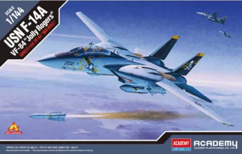 Repülőgép modell 12626 - USN F-14A V-84 "Jolly Rogers" (1:144)