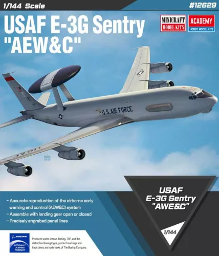 Repülőgép modell 12629 - USAF E-3G Sentry "AEW&C" (1:144)