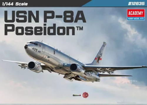 Repülőgép modell 12635 - USN P-8A Poseidon (1:144)