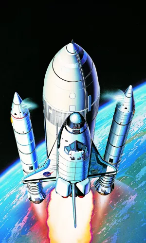 Világűr modell 12707 - 1/288 SPACE SHUTTLE W/BOOSTER ROCKET MCP (1:288)