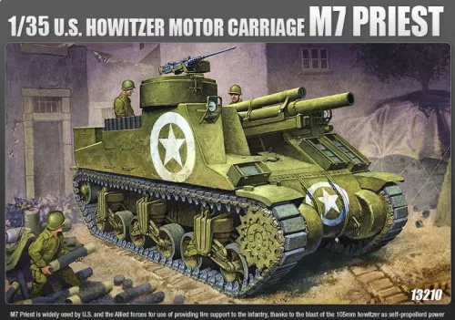 Katonai modell 13210 - M7 PRIEST (1:35)