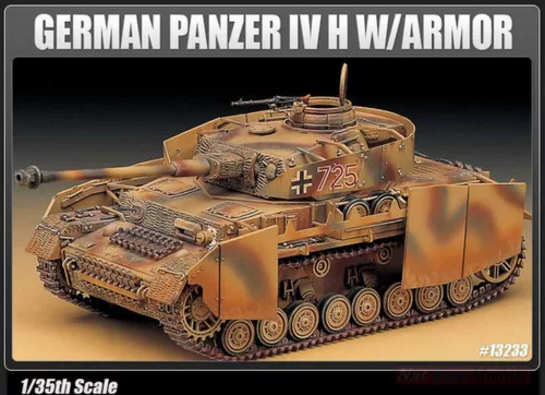 Tank modell 13233 - GERMAN PANZER IV H W/ARMOR (1:35)