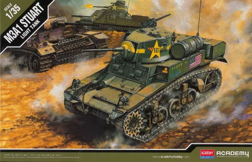 Tank modell 13269 - US M3A1 STUART LIGHT TANK (1:35)
