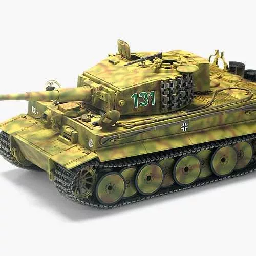 Tank modell 13287 - TIGER-I MID VER. "Anniv.70 Normandy Invasion 1944" (1:35)