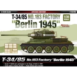   Tank modell 13295 - T-34/85 No.183 Factory "Berlin 1945" (1:35)