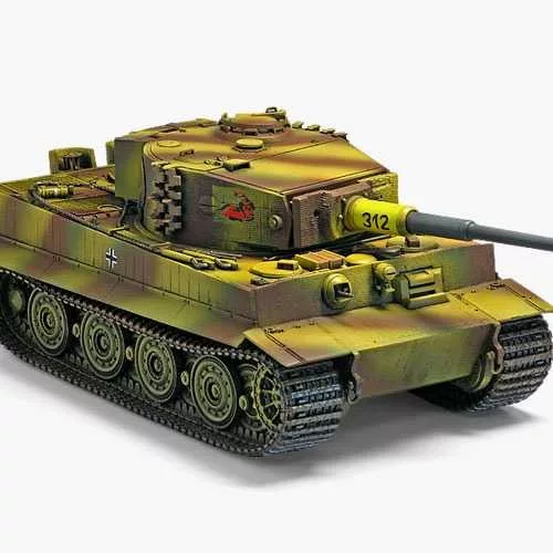 Tank modell 13314 - TIGER-1 "LATE VERSION" (1:35)