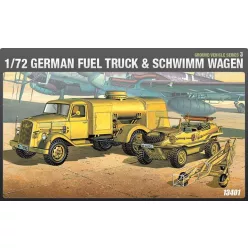 Katonai modell 13401 - GERMAN FUELTANK & SHIWIMM (1:72)