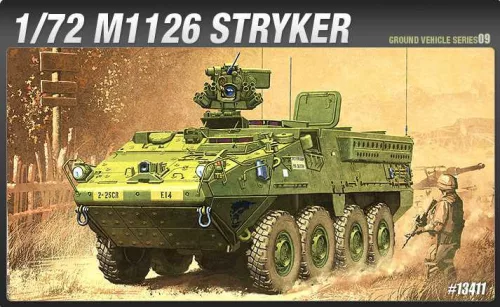 Katonai modell 13411 - M1126 STRYKER (1:72)