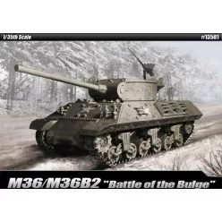   Tank modell 13501 - M36/M36B2 "Battle of the Bulge" (1:35)
