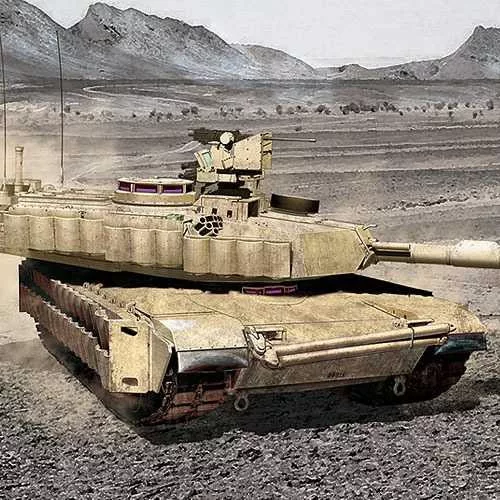 Tank modell 13504 - U.S Army M1A2 V2 TUSK II (1:35)