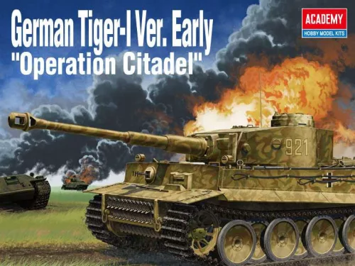 Tank modell 13509 - German Tiger-I Ver. EARLY "Operation Citadel" (1:35)