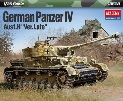Tank modell 13528 - German Panzer IV Ausf.H "Ver.Late" (1:35)