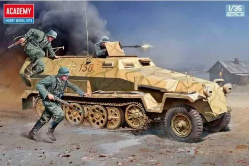 Katonai modell 13540 - German Sd.kfz.251/1 Ausf.C (1:35)