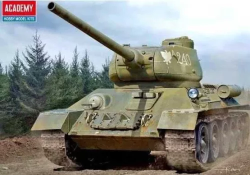 Tank modell 13554 - Soviet Medium Tank T-34-85 “Ural Tank Factory No. 183”  (1:35)
