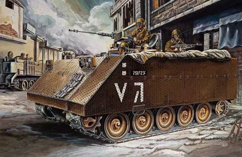 Katonai modell 13557 - M113 Zelda APC (1:35)