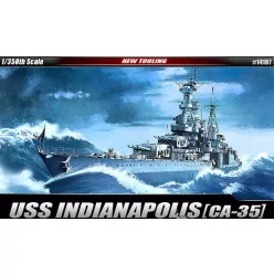 Modell  14107 - USS CA-35 INDIANAPOLIS (1:350)