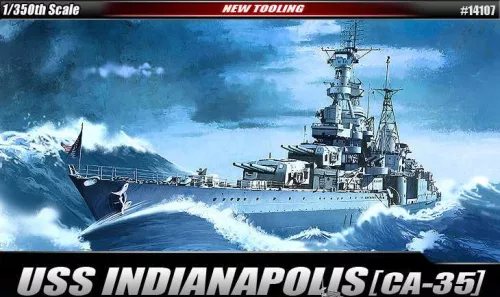 Modell  14107 - USS CA-35 INDIANAPOLIS (1:350)
