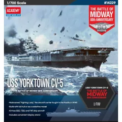   Modell  14229 - USS Yorktown CV-5 "Battle of Midway" (1:700)