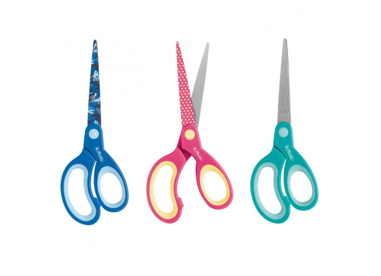 Herlitz Design iskolai olló, hegyes, 17 cm, jobbkezes Herlitz Design iskolai olló, hegyes, 17 cm, jobbkezes