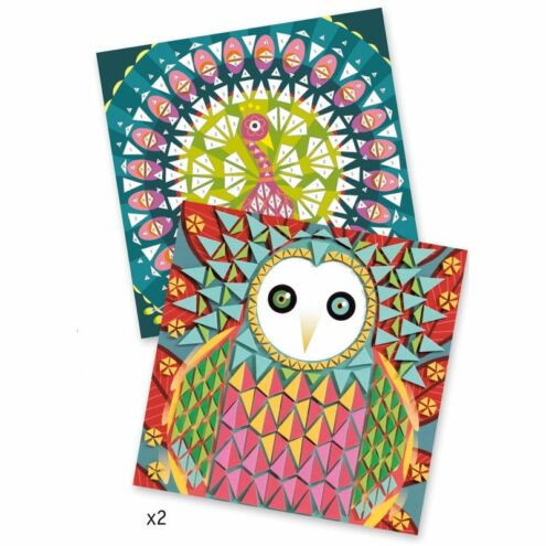 Djeco Mozaikkép készítés - Csodás madarak - Coco