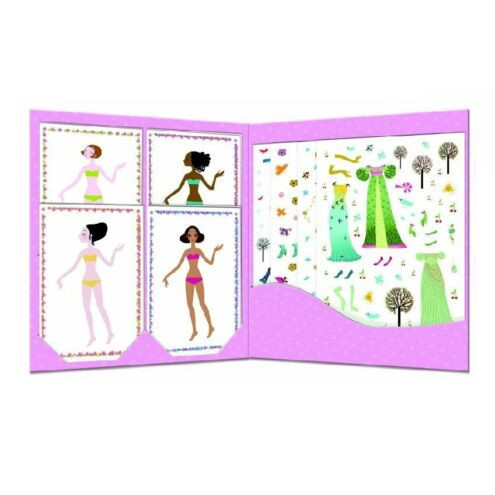 Djeco Papírbaba öltöztető - Nagyidők viseletei - Dresses through the seasons