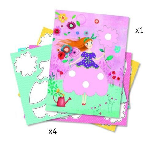 Djeco Színezés és mintakészítés varázsfilccel - Méri szép ruhái - Marie's pretty dresses