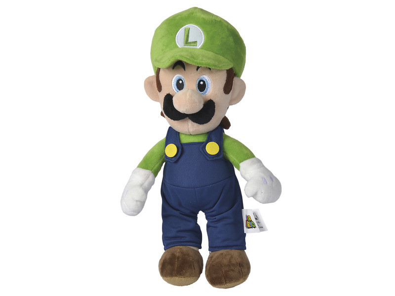 Simba: Super Mario Luigi plüss, 30cm Simba: Super Mario Luigi plüss, 30cm