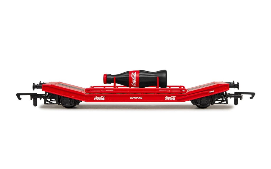 Hornby LOWMAC WITH COCA-COLA BOTTLE 1:76