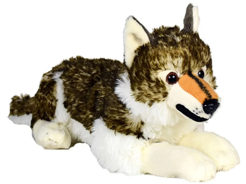 Farkas fekvő plüssfigura - 28 cm Farkas fekvő plüssfigura - 28 cm