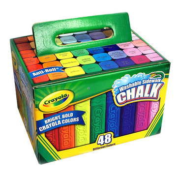 Crayola: Lemosható aszfaltkréta 48 db-os készlet dobozban Crayola: Lemosható aszfaltkréta 48 db-os készlet dobozban