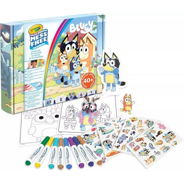 Crayola Color Wonder: Bluey maszatmentes foglalkoztató készlet