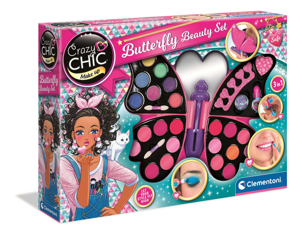 Clementoni Crazy Chic - Pillangós smik szett (78236) Clementoni Crazy Chic - Pillangós smik szett (78236)