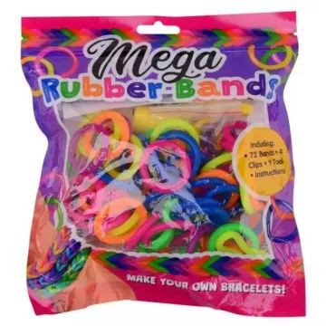 Mega gumikarkötő készítő szett - 72 db-os Mega gumikarkötő készítő szett - 72 db-os